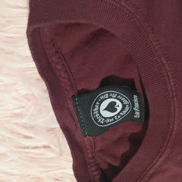 #Thrasher Women's GUC Burgundy Tee - Picture 3 of 4